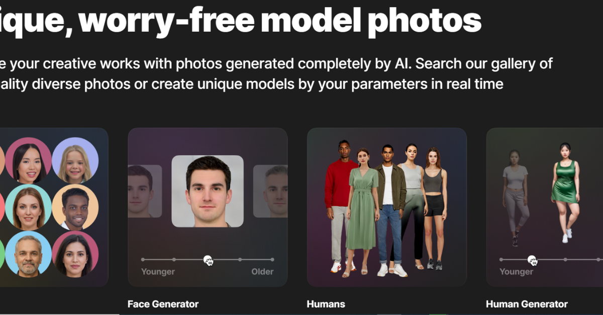 Create a human model with AI in minutes