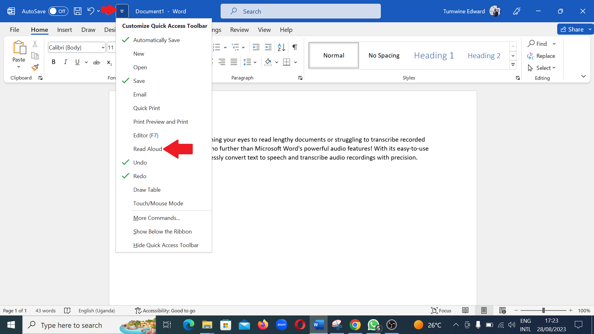 Effortless Text-to-Speech and Transcription: Mastering Microsoft Word’s Audio Features